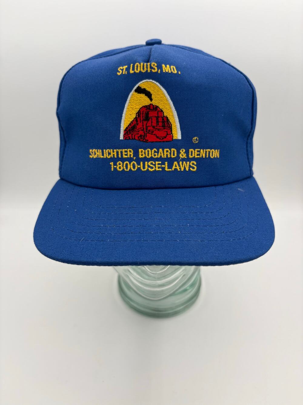 VTG St. Louis Missouri  Law Firm Schlichter, Bogard & Denton Train Snapback Hat